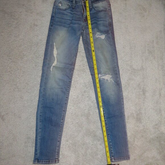 Kancan Womens Size 23 Medium Wash Style KC8101 Denim Blue Jeans - Picture 13 of 15